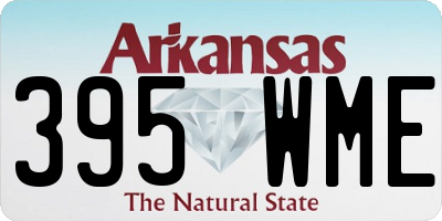 AR license plate 395WME