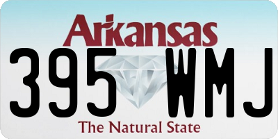 AR license plate 395WMJ