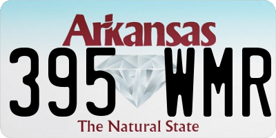 AR license plate 395WMR