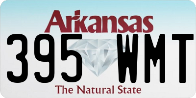 AR license plate 395WMT