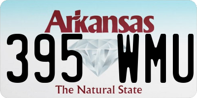 AR license plate 395WMU
