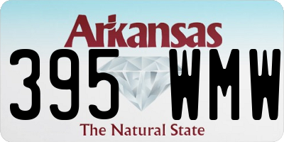 AR license plate 395WMW