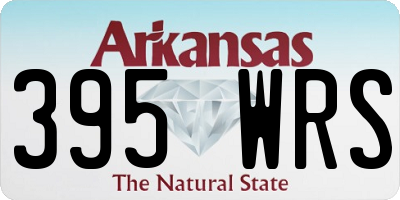 AR license plate 395WRS