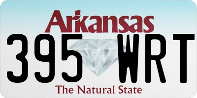 AR license plate 395WRT