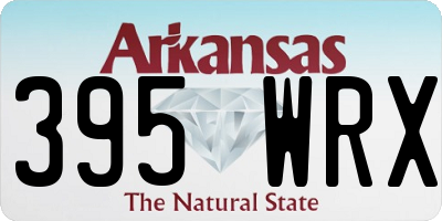AR license plate 395WRX