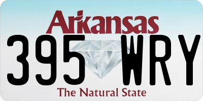 AR license plate 395WRY