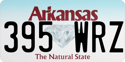 AR license plate 395WRZ