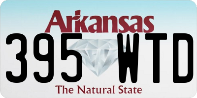 AR license plate 395WTD