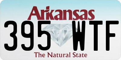 AR license plate 395WTF