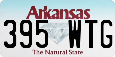 AR license plate 395WTG