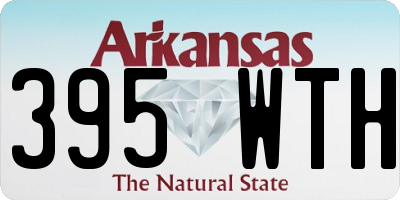 AR license plate 395WTH