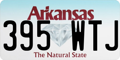 AR license plate 395WTJ