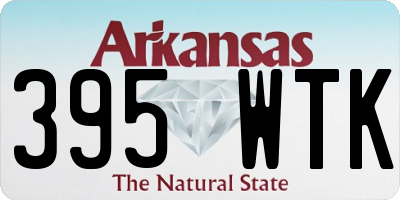 AR license plate 395WTK