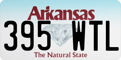 AR license plate 395WTL