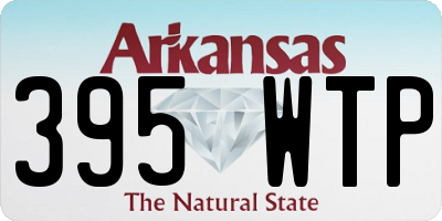 AR license plate 395WTP
