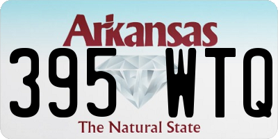 AR license plate 395WTQ