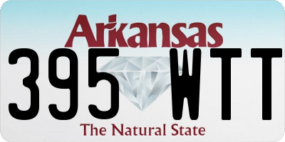 AR license plate 395WTT