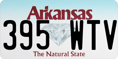 AR license plate 395WTV