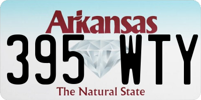 AR license plate 395WTY