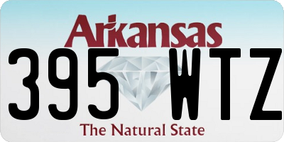 AR license plate 395WTZ