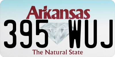 AR license plate 395WUJ