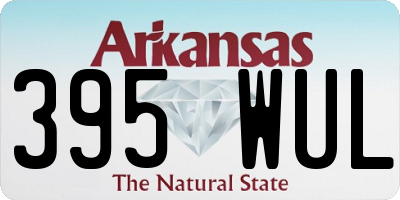 AR license plate 395WUL