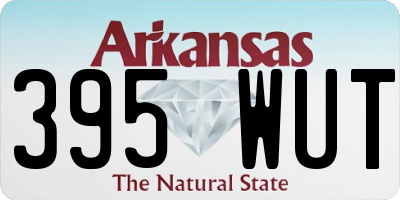 AR license plate 395WUT