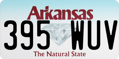 AR license plate 395WUV