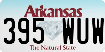AR license plate 395WUW