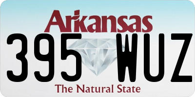 AR license plate 395WUZ