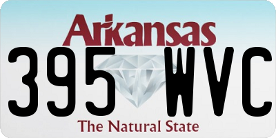 AR license plate 395WVC