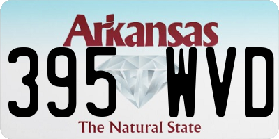 AR license plate 395WVD