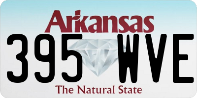 AR license plate 395WVE