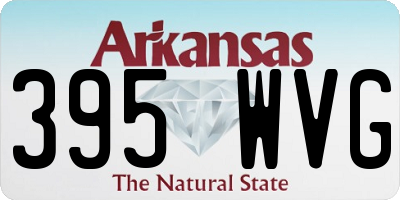 AR license plate 395WVG