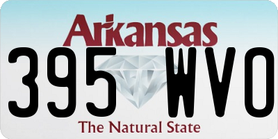 AR license plate 395WVO