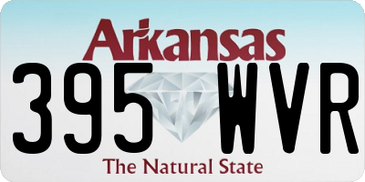 AR license plate 395WVR