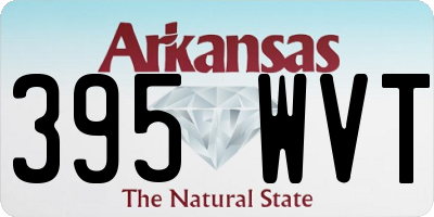 AR license plate 395WVT