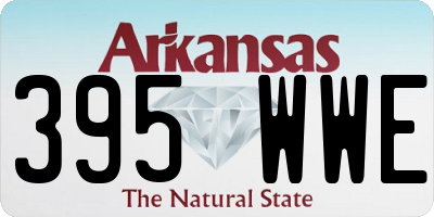 AR license plate 395WWE