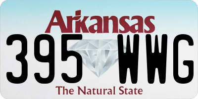 AR license plate 395WWG