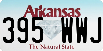 AR license plate 395WWJ