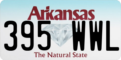 AR license plate 395WWL