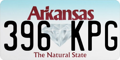 AR license plate 396KPG