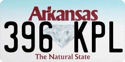 AR license plate 396KPL
