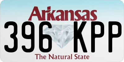 AR license plate 396KPP