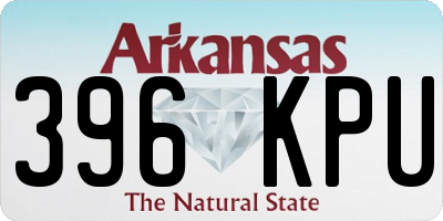 AR license plate 396KPU