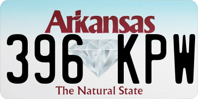 AR license plate 396KPW