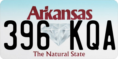AR license plate 396KQA