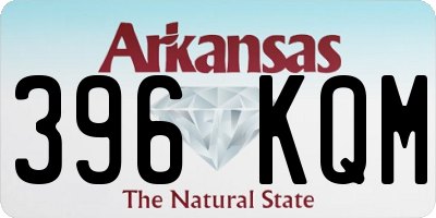 AR license plate 396KQM