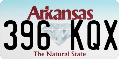 AR license plate 396KQX