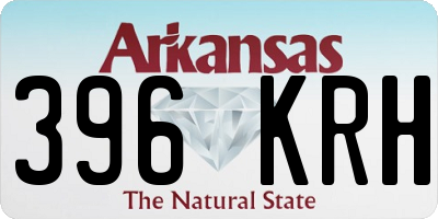 AR license plate 396KRH